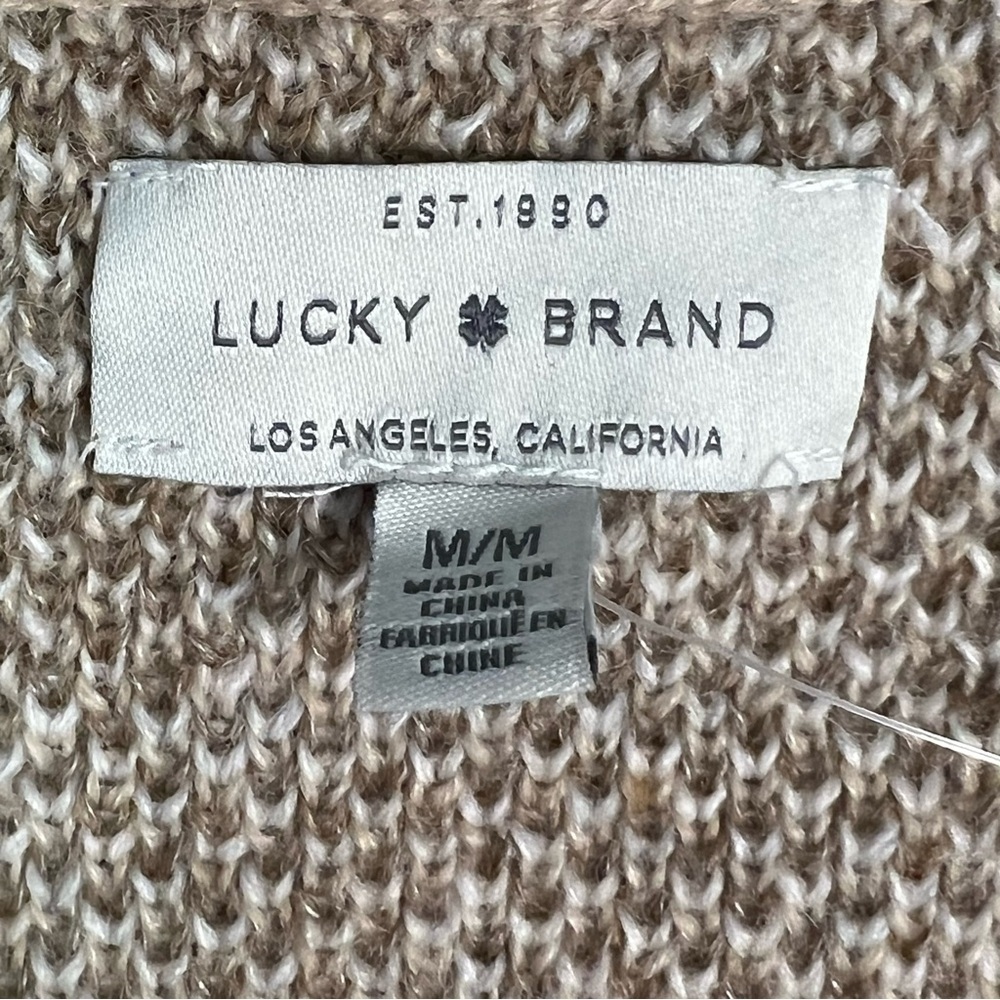 Lucky Brand Women’s Camouflage Knit Cardigan Size M - Picture 5 of 12